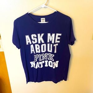 Victoria’s Secret PINK campus tee size small
